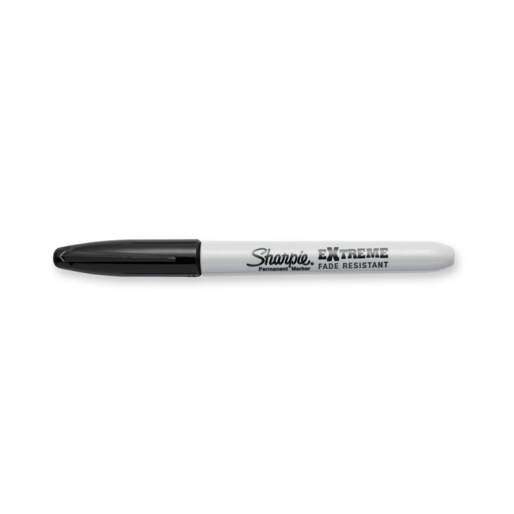 Sharpie® Extreme Permanent Markers, Fine Point, Black, Pack Of 4