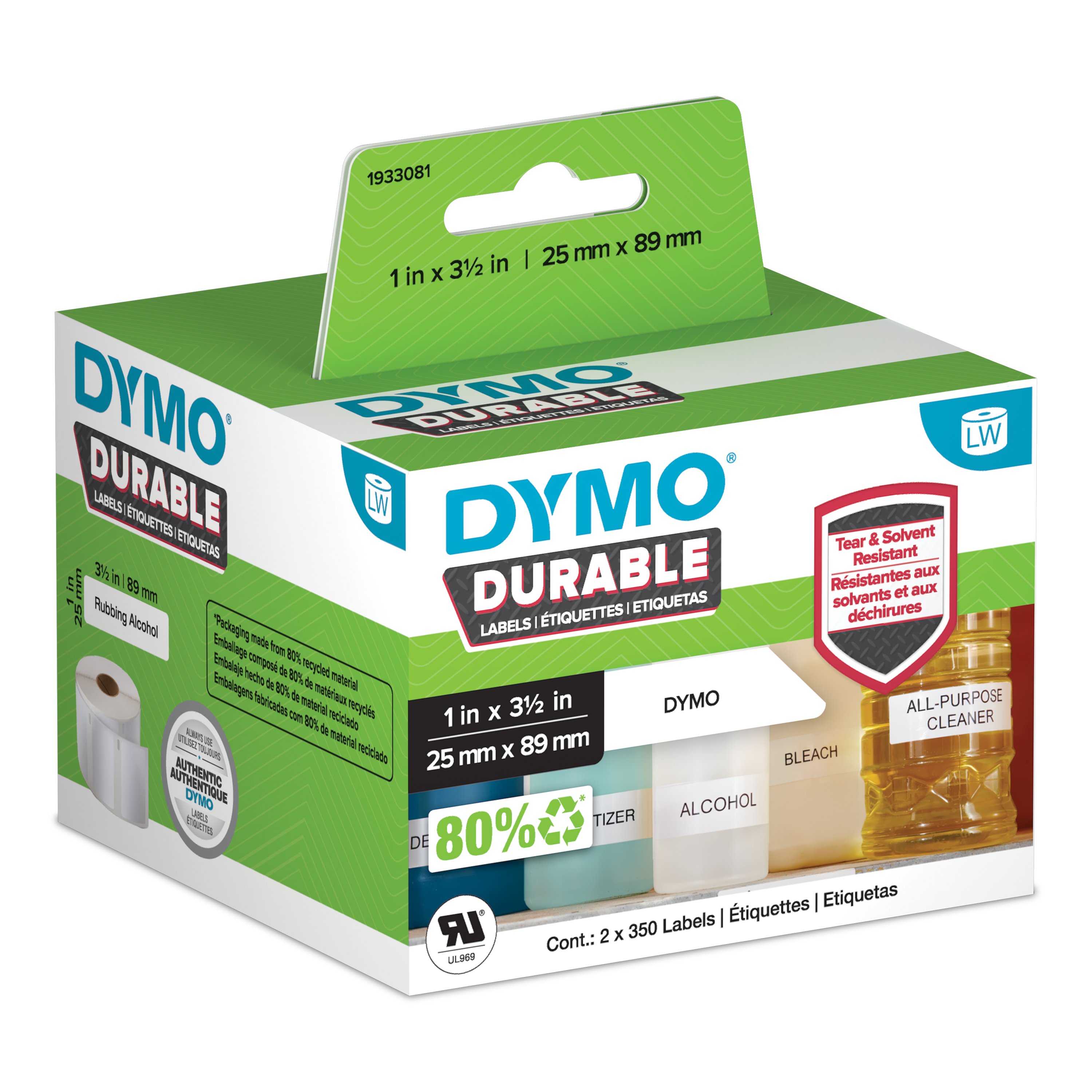DYMO LabelWriter™ Durable Industrial Labels Dymo UK