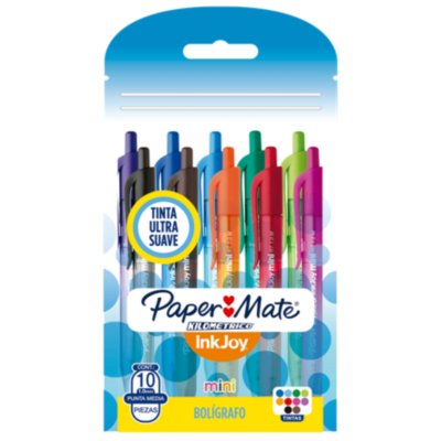 Bolígrafos de Gel c/10 - Paper Mate