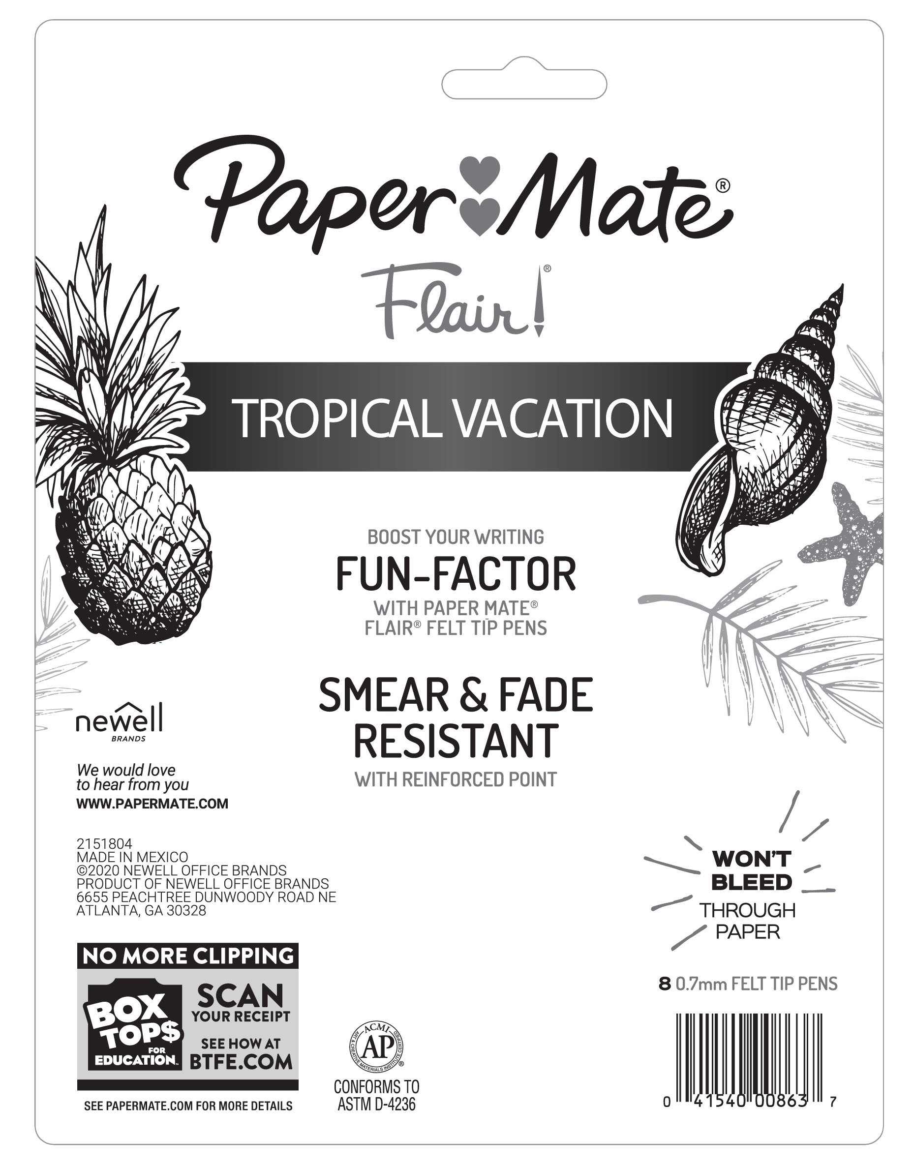 Paper Mate® Flair Adult Coloring Kit, Woman's Closet Theme