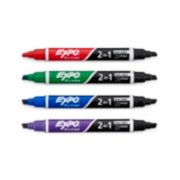 EXPO 2 in 1 Double Sided Dry Erase Markers Pack Of 8 - Office Depot