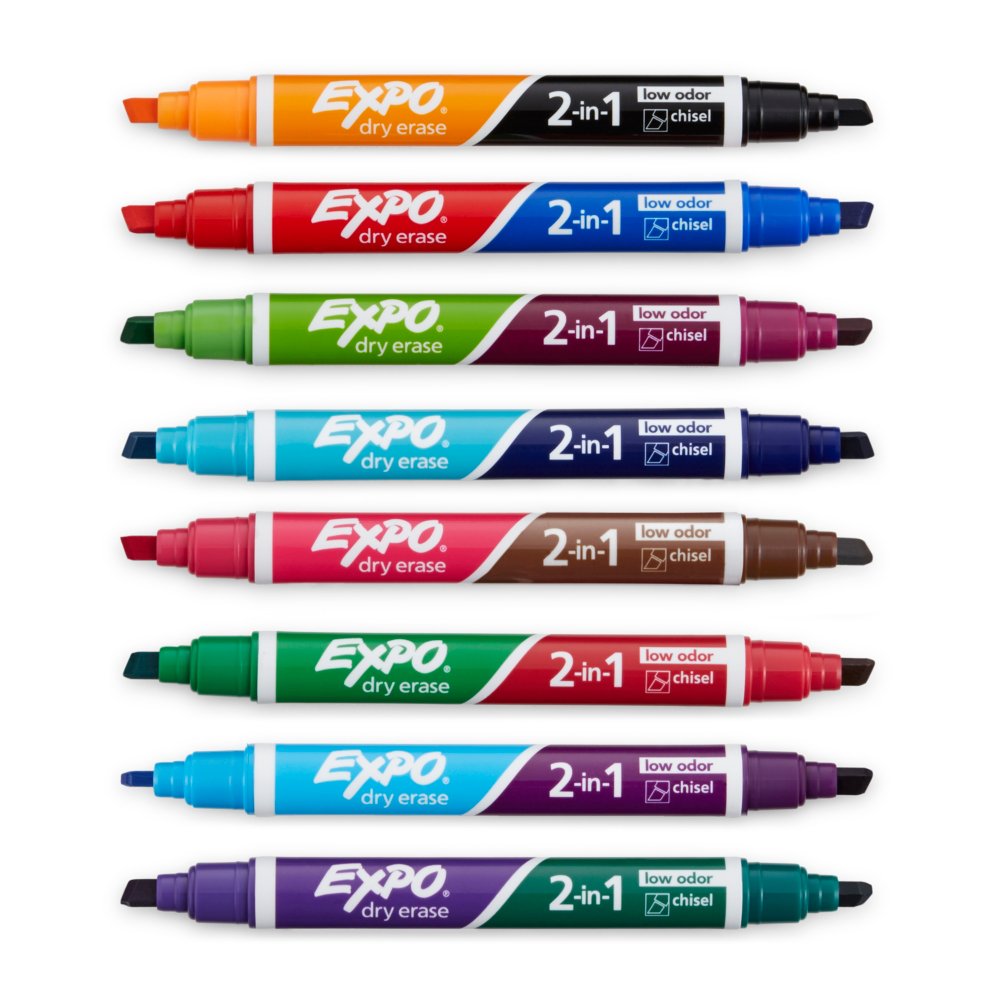 17 x 11 Handing DRY ERASE BOARD 26 Expo Markers 7 Erase Crayons