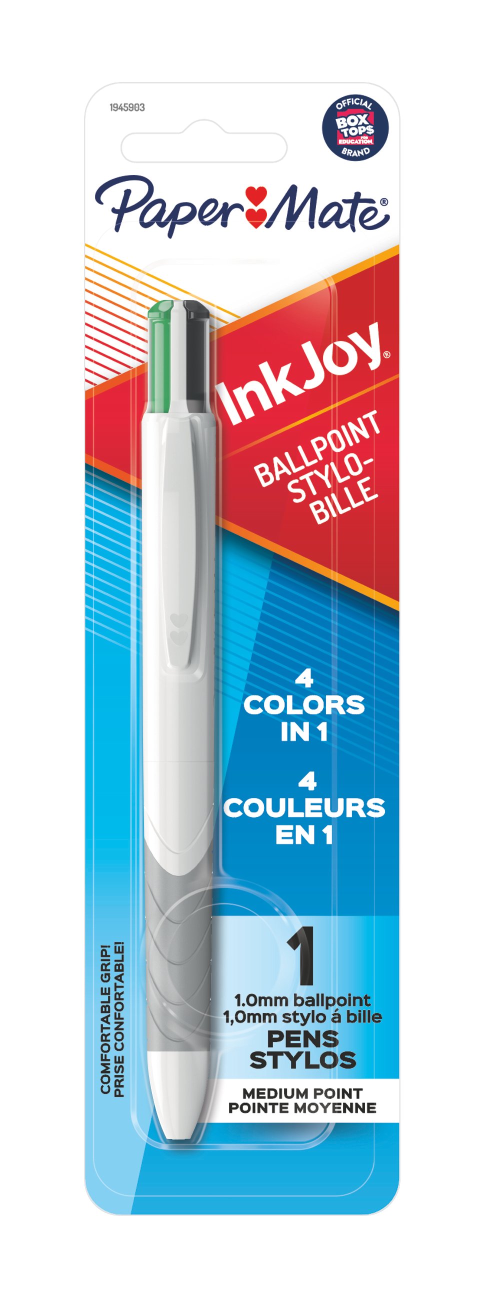 Paper Mate InkJoy Quatro Retractable Ballpoint Pens, Medium Point (1.0mm) Papermate