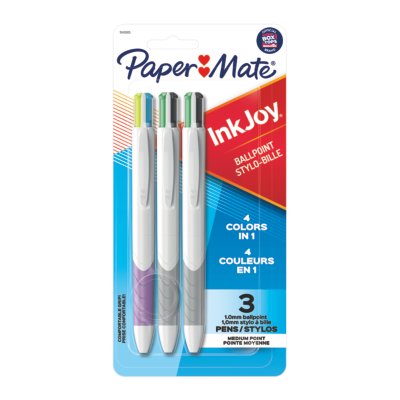 Paper Mate 70673 Write for Hope Retractable Ballpoint Pens Black 2-Pack 