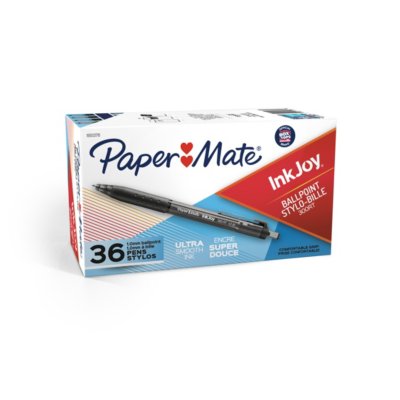 Paper Mate Ekonomiparti de 50 stylos à bille avec capuchon Vert 1 mm