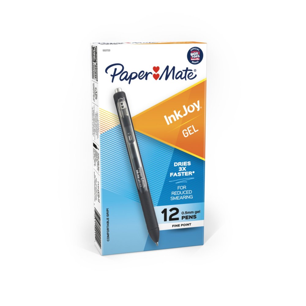 Paper Mate InkJoy Gel Pens, Retractable, Fine Point (0.5mm