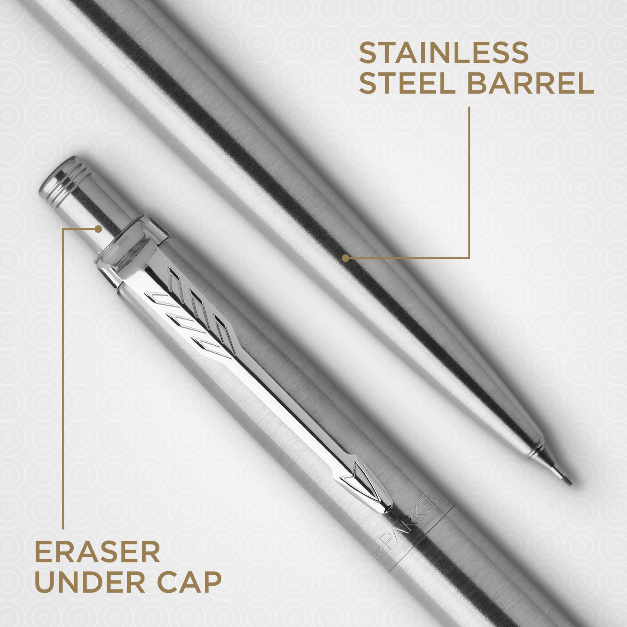 Stainless Steel Mechanical Pencil - Steel Nib