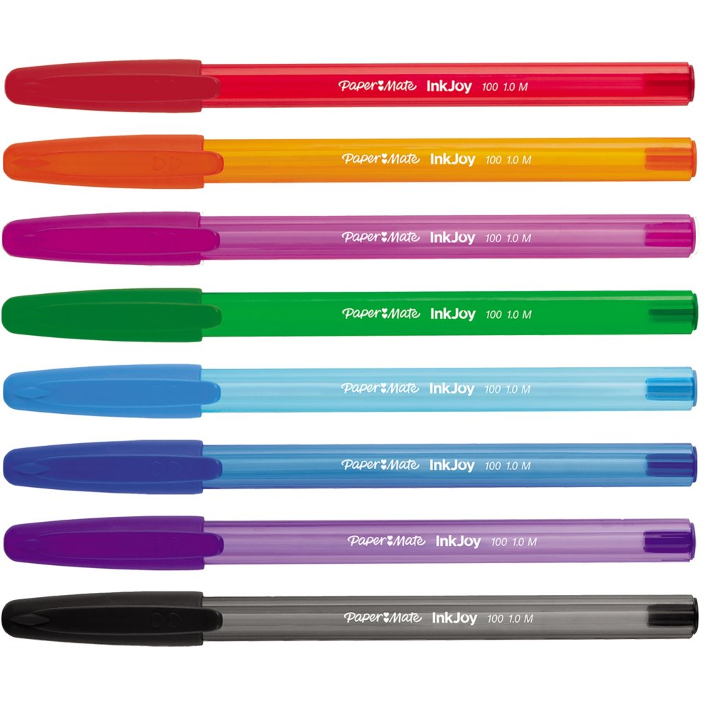 Paper Mate InkJoy 100ST Ballpoint Pens, Medium Point (1.0mm)