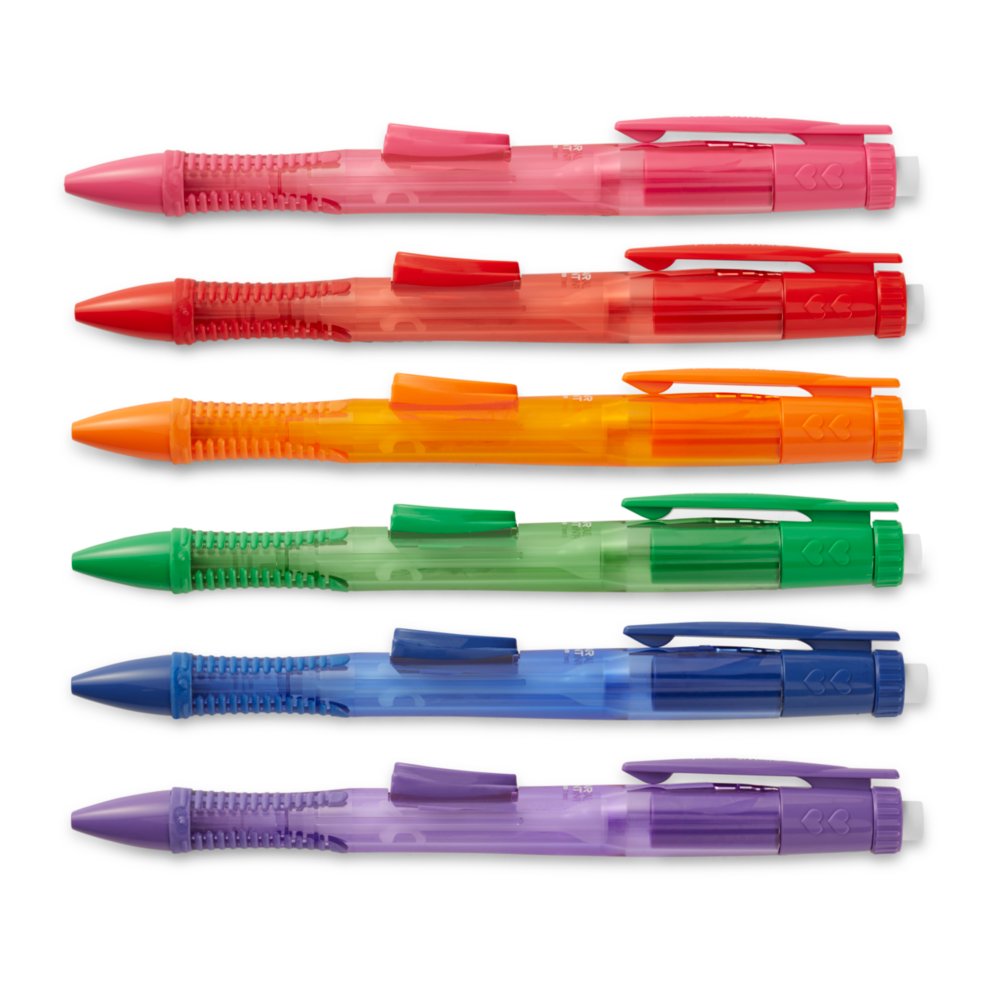 Paper Mate Clearpoint Color Lead Mechanical Pencils