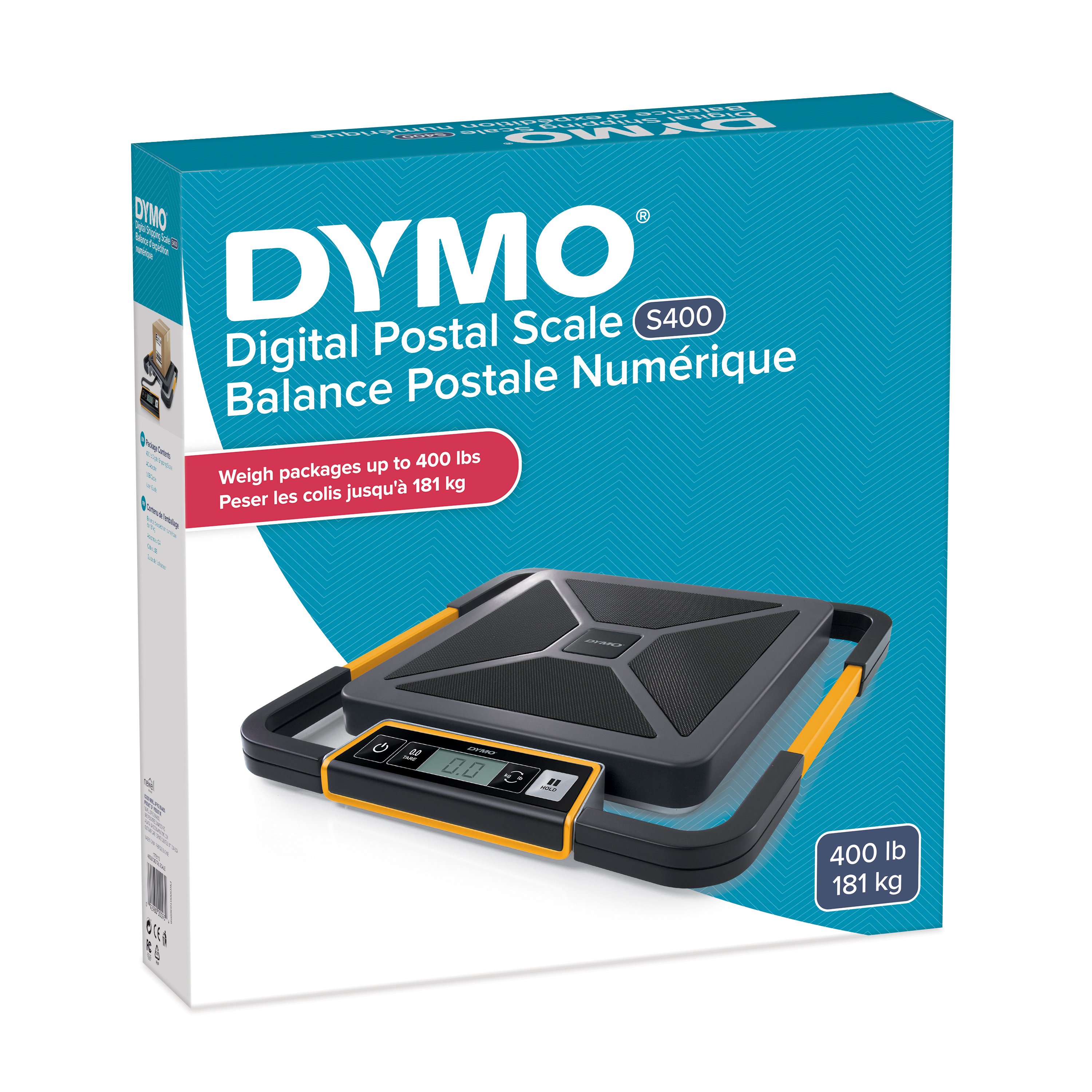 DYMO S400 Digital USB Shipping Scale, 400-Pound Capacity