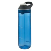 plastic reusable water bottle in blue image number 1
