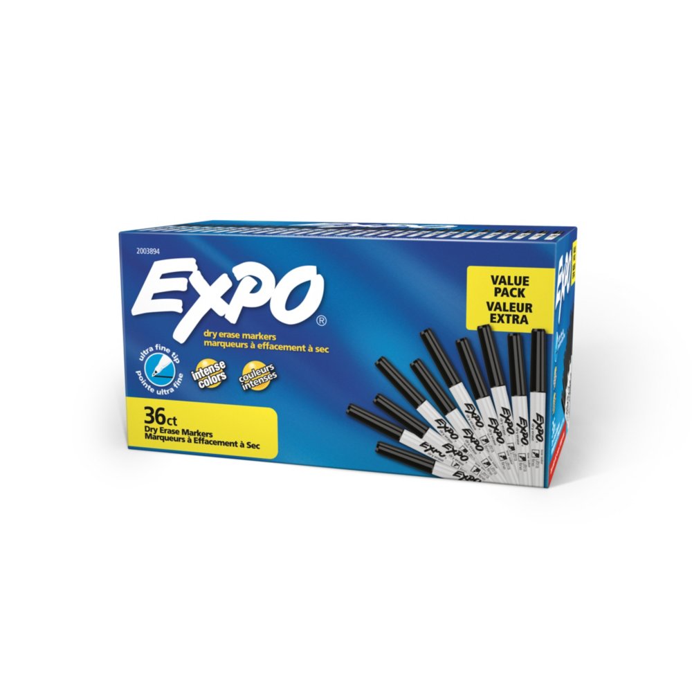 EXPO LowOdor Dry Erase Markers, UltraFine Tip Expo