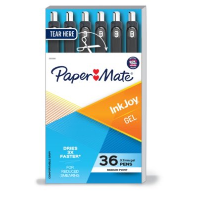 stock cancelleria 100 penne gel.max papermate fine 0.7 vari colori