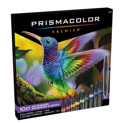 Prismacolor Premier Art Marker Chisel-Fine Double-Ended Marker Set Manga  Colors