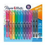 Paper Mate InkJoy Gel Red Pen Medium Point 0.7 mm Retractable Pack of 6Pens and Pencils