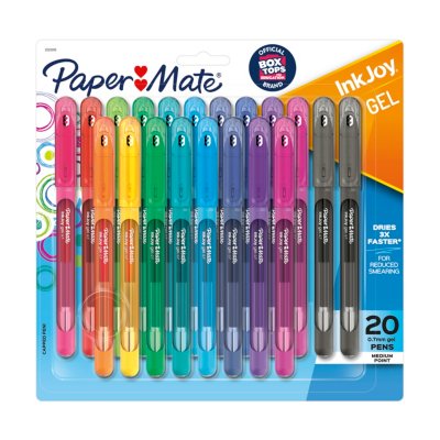 Paper Mate InkJoy Gel Pen - 0.7 mm Pen Point Size - Retractable - Black,  Blue, Red Gel-based Ink - Black, Blue, Red Barrel - 3 / Pack - ICC Business  Products