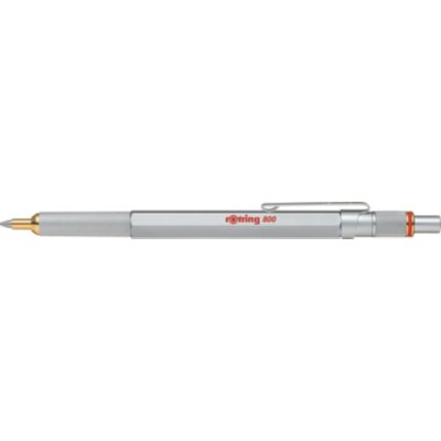Rotring 600 3-in-1 Multicolor Pen and Mechanical Pencil, Switches Between 2  Ballpoint Pen Fine Point Tips (Black and Red Ink) and 1 Mechanical Pencil