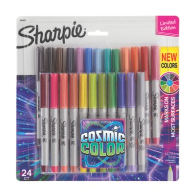 Sharpie Permanent Marker Pack, Fine and Ultra-Fine Tip Markers, Assorted  Colors Plus 1 Mystery Color, Special Edition, 27 Count 