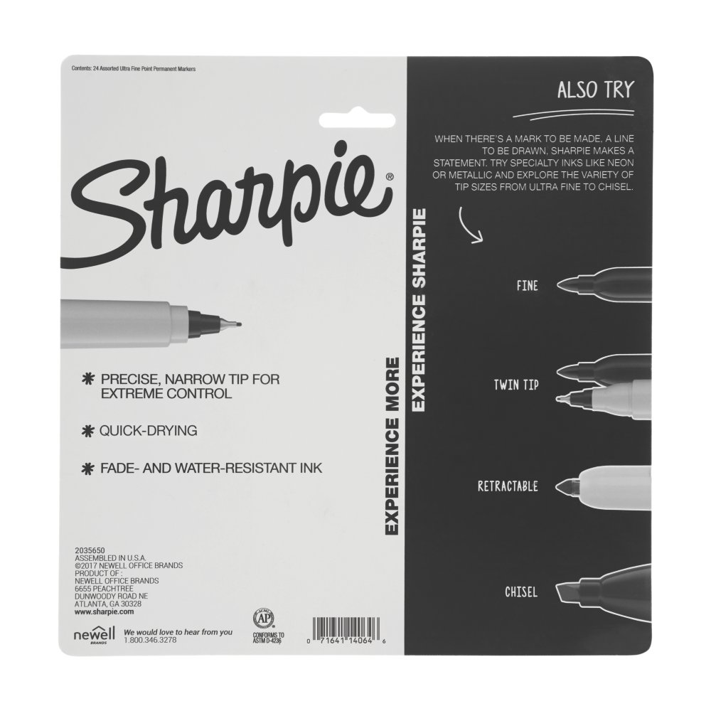 Sharpie permanent marker 20pk From 10.00 GBP