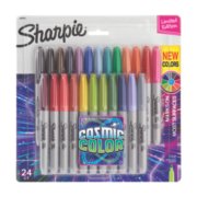 Sharpie Permanent Markers, Ultra Fine Point, Cosmic Color, Limited Edition, 24 Count