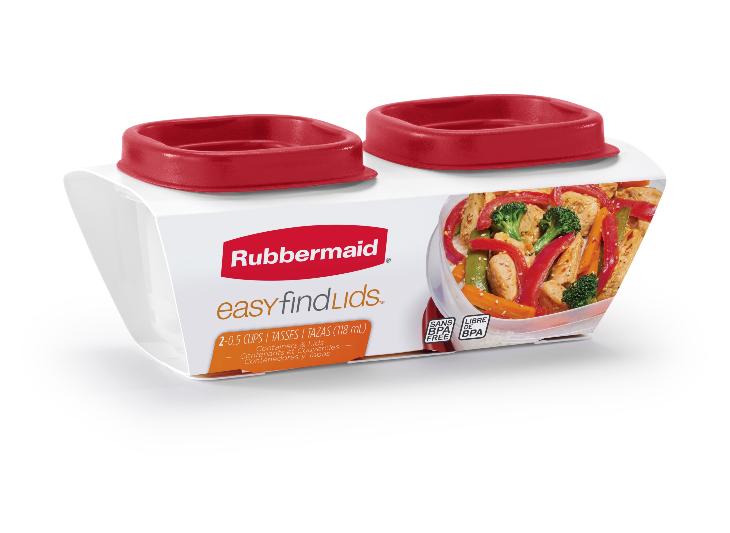 Rubbermaid 1.3 Cup 2pk Brillance Food Storage Container : Target