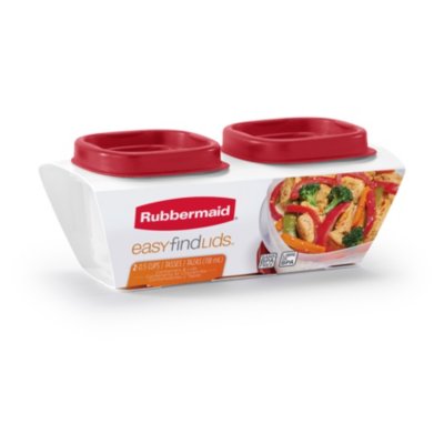 Rubbermaid Easy Find Lids Tabs Food Storage Container, 16-Piece Set, C –  ShopBobbys