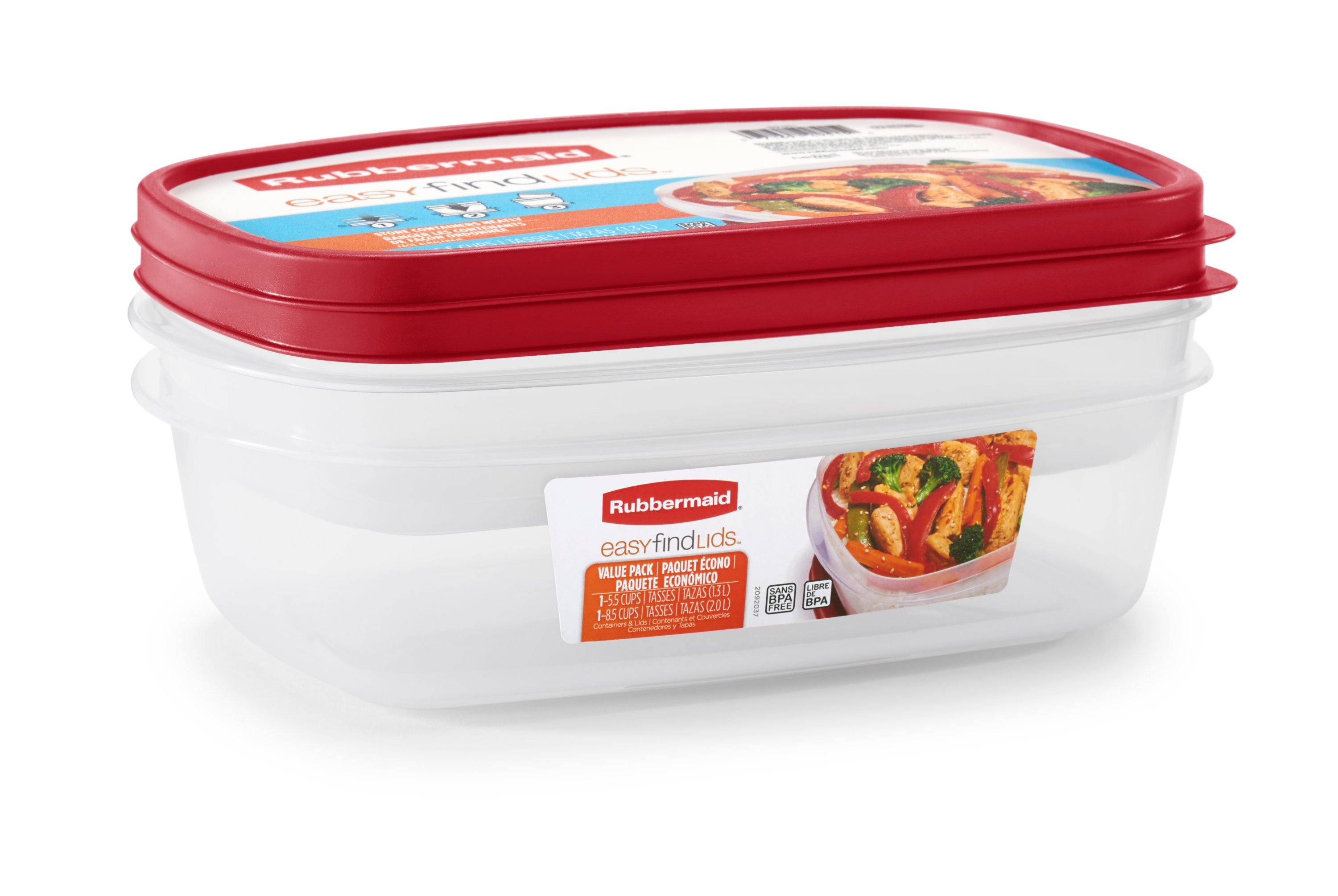 Rubbermaid Set Of 14 Easy Find Lids Food Storage Containers : Target