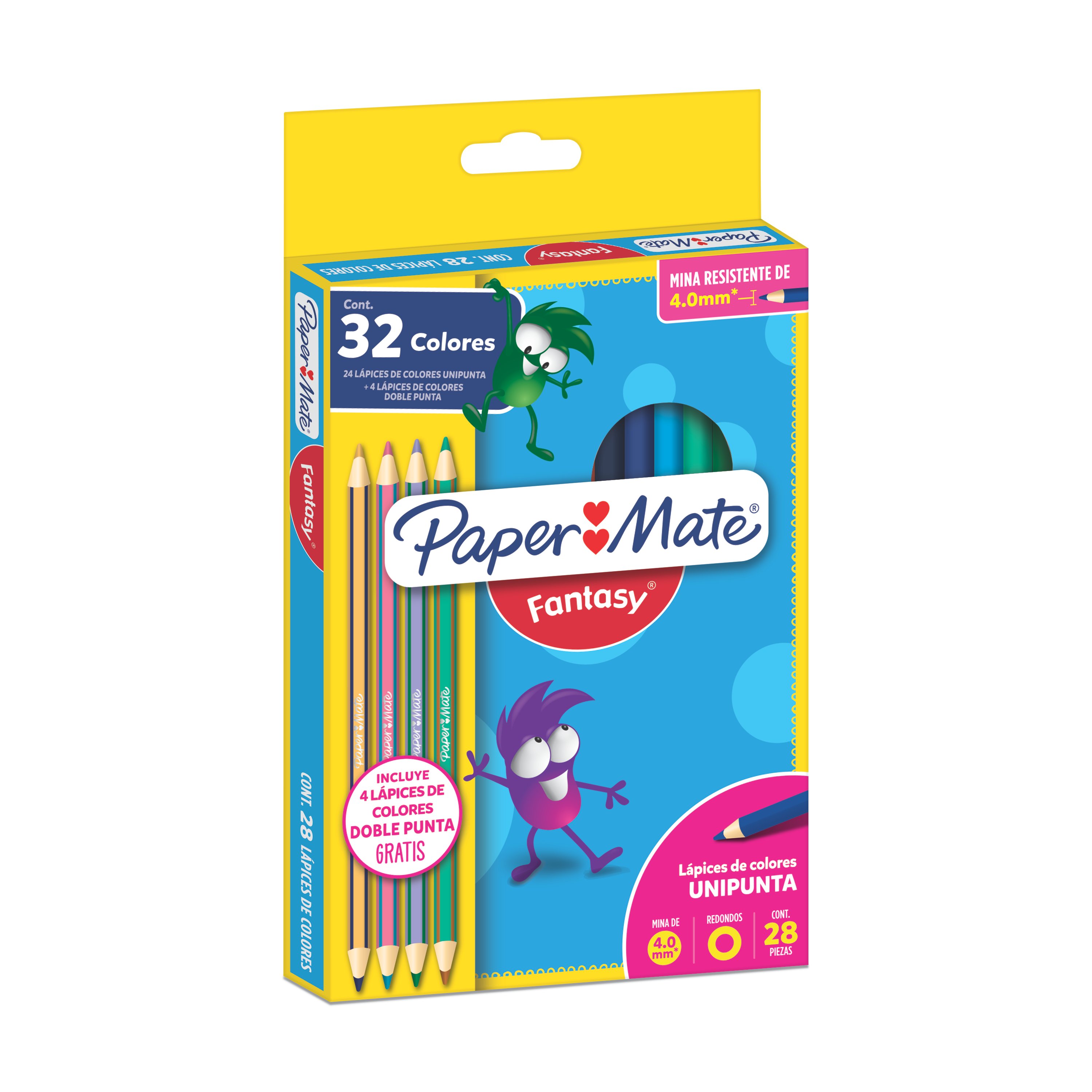 Lápices De Colores Unipunta Paper Mate Fantasy | Paper Mate MX