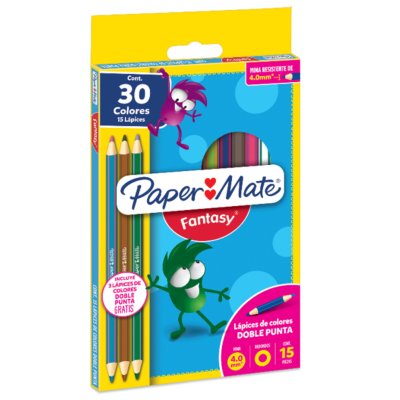 Lápices de Colores Doble Punta Paper Mate Fantasy