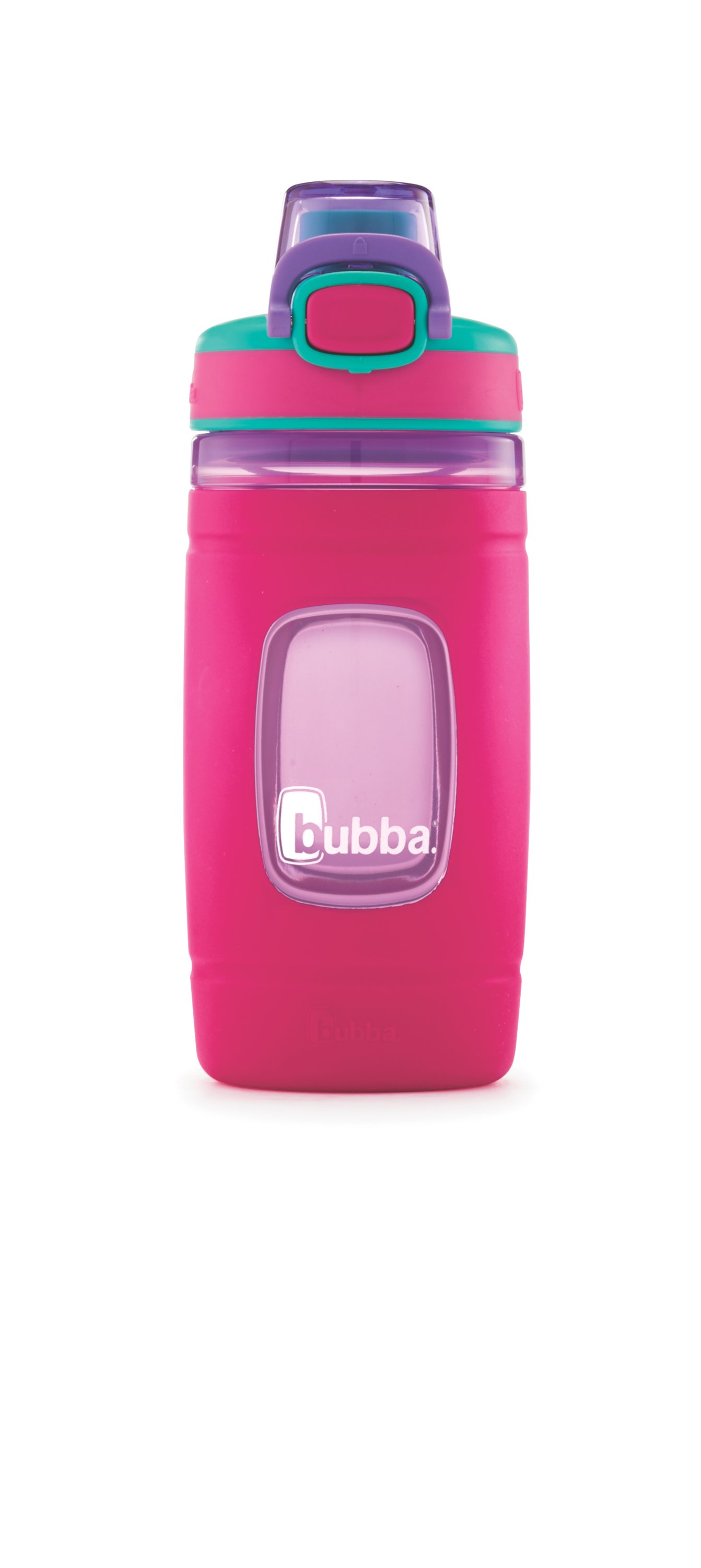 bubba Flo Kids Water Bottle with Silicone Sleeve, 16 oz., Dragon Fruit and  Juicy Grape