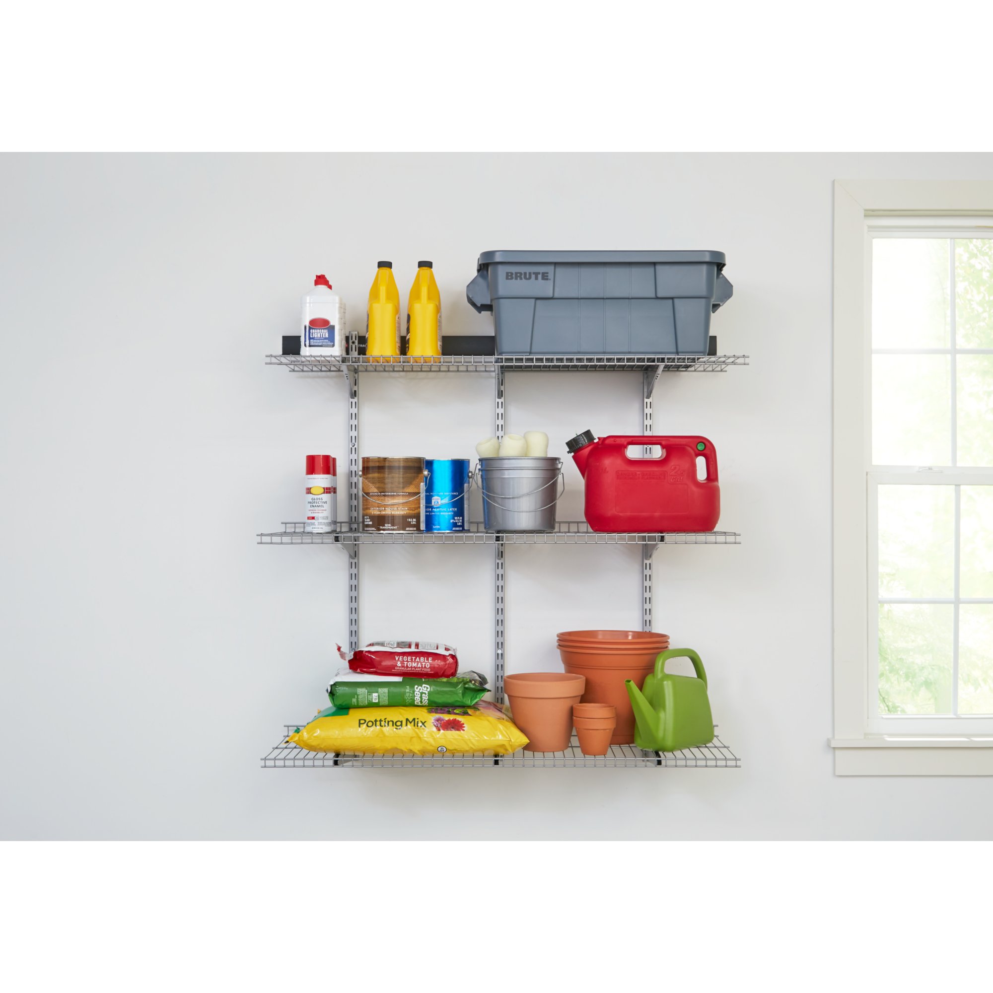 FastTrack® Rail Garage Shelf Kit