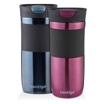 New Contigo Luxe Autoseal Travel Mug 354ml Coffee Flask BPA Free Thermos Save 