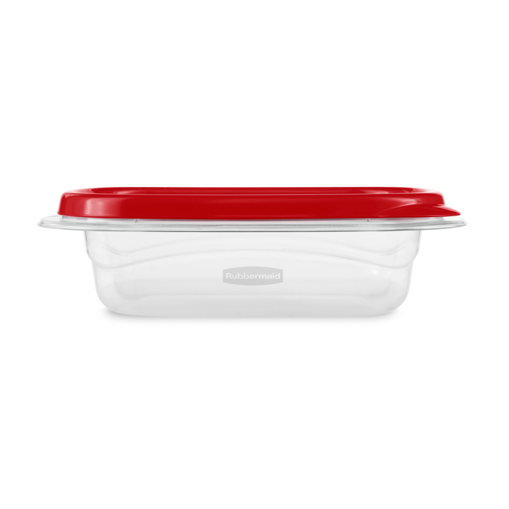 Rubbermaid TakeAlongs, 1 Gallon, 2 Packs, Red, Large Rectangular Plastic  Food Storage Containers