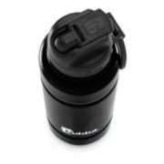 Bubba Trailblazer Stainless Steel Water Bottle Straw Lid Rubberized Black Licorice, 40 fl oz.