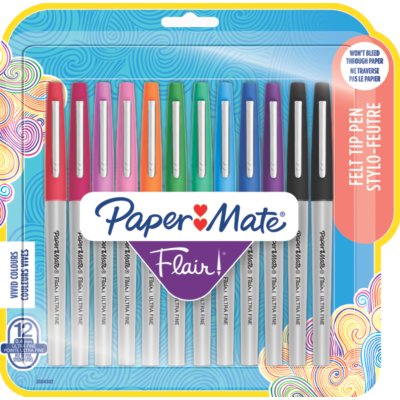 Paper Mate Flair Stylos feutre parfumés, couleurs assortis, 0,7 mm
