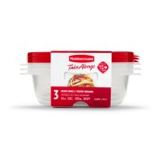 rubbermaid takealongs 3 pack of medium bowls front view image number 1