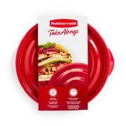 rubbermaid takealongs 3 pack round containers top view image number 3