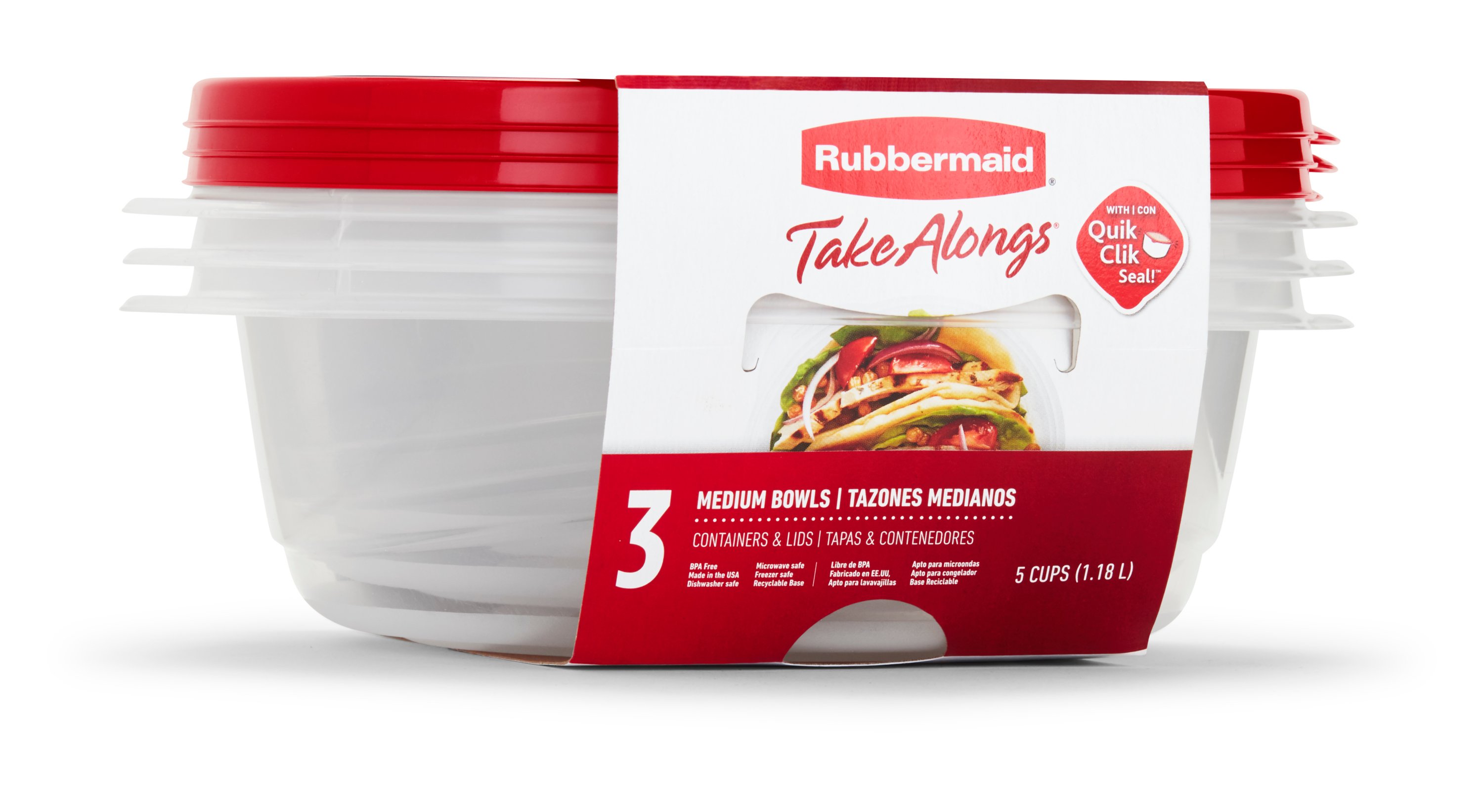 Rubbermaid 13-cup Serving Bowl Takealongs 2 Pk., Food Storage, Household