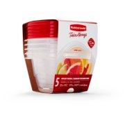 rubbermaid takealongs 5 deep squares front side angle image number 2