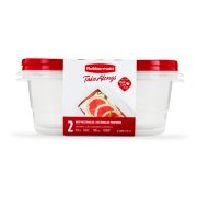 rubbermaid takealongs 2 pack deep rectangles front view image number 1