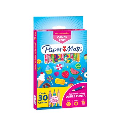 Lápices de Colores Paper Mate Candy Doble Punta