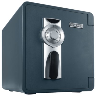 Waterproof and Fire-Resistant Bolt-Down Combination Safe, 0.94 Cubic Feet