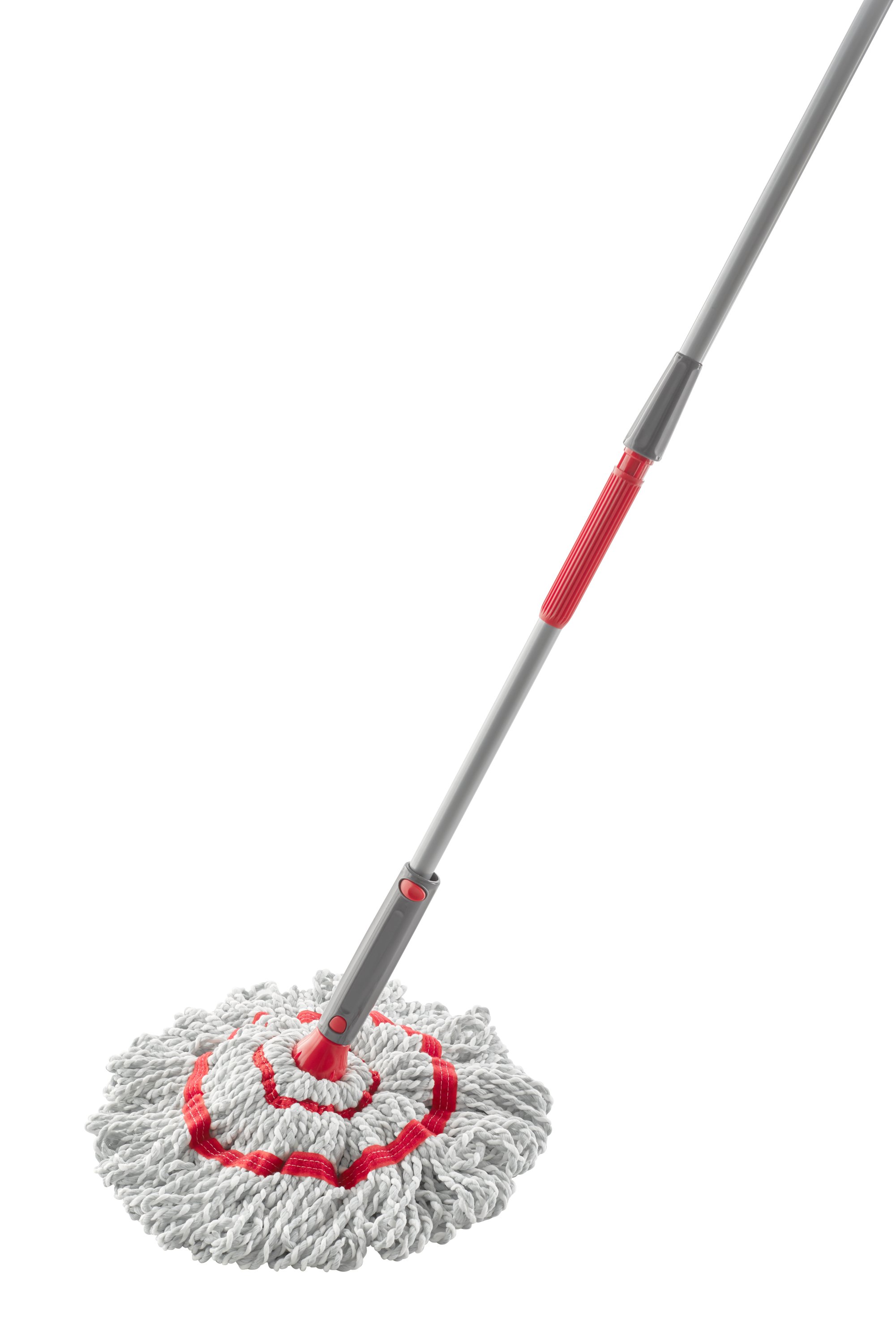 Twist and Shout Mop - Award Winning Hand Push Spin Mop from the Original  Inventor - 2 Microfiber Mop Heads Included