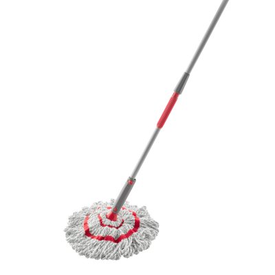 Microfiber Twist Mop with Built-in Wringer