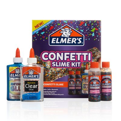 Elmer’s Butter Slime Kit, Includes Elmer’s Glow in the Dark Glue, Elmer’s  Glitter Glue, Elmer’s Butter Slime Activator, 4 Count