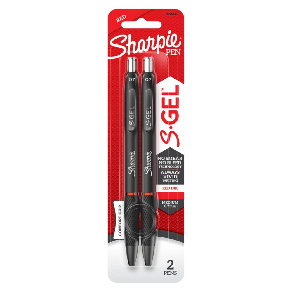 36 Count 0.7mm Gel Pens Medium Point Sharpie S-Gel Black Ink Gel Pen 