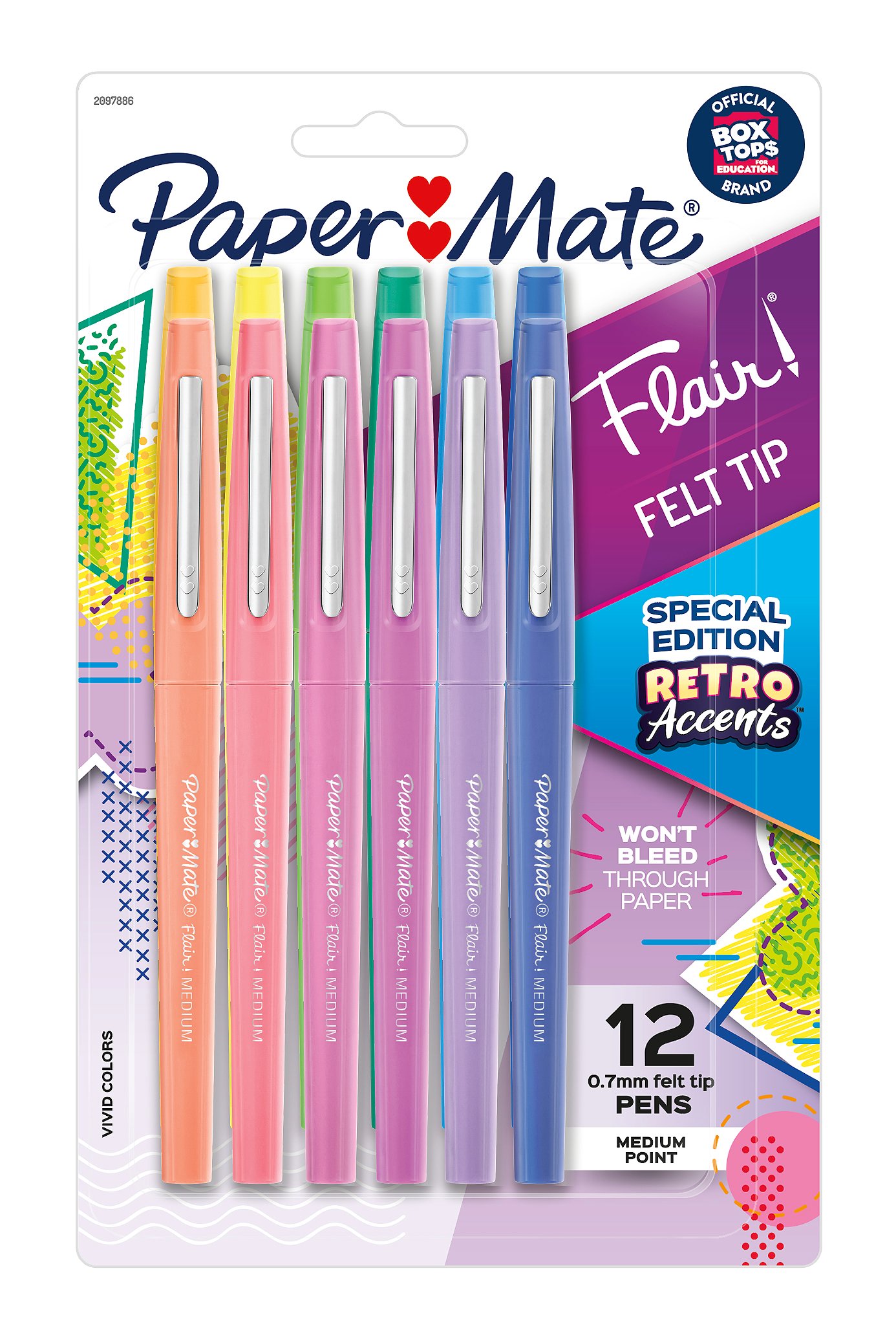 Paper Mate Flair Felt Tip Pens, Medium Point (0.7mm) | Papermate