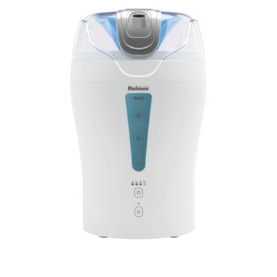 Holmes® Ultrasonic Top Fill Humidifier with Antimicrobial Protection, 35-hour run time, White