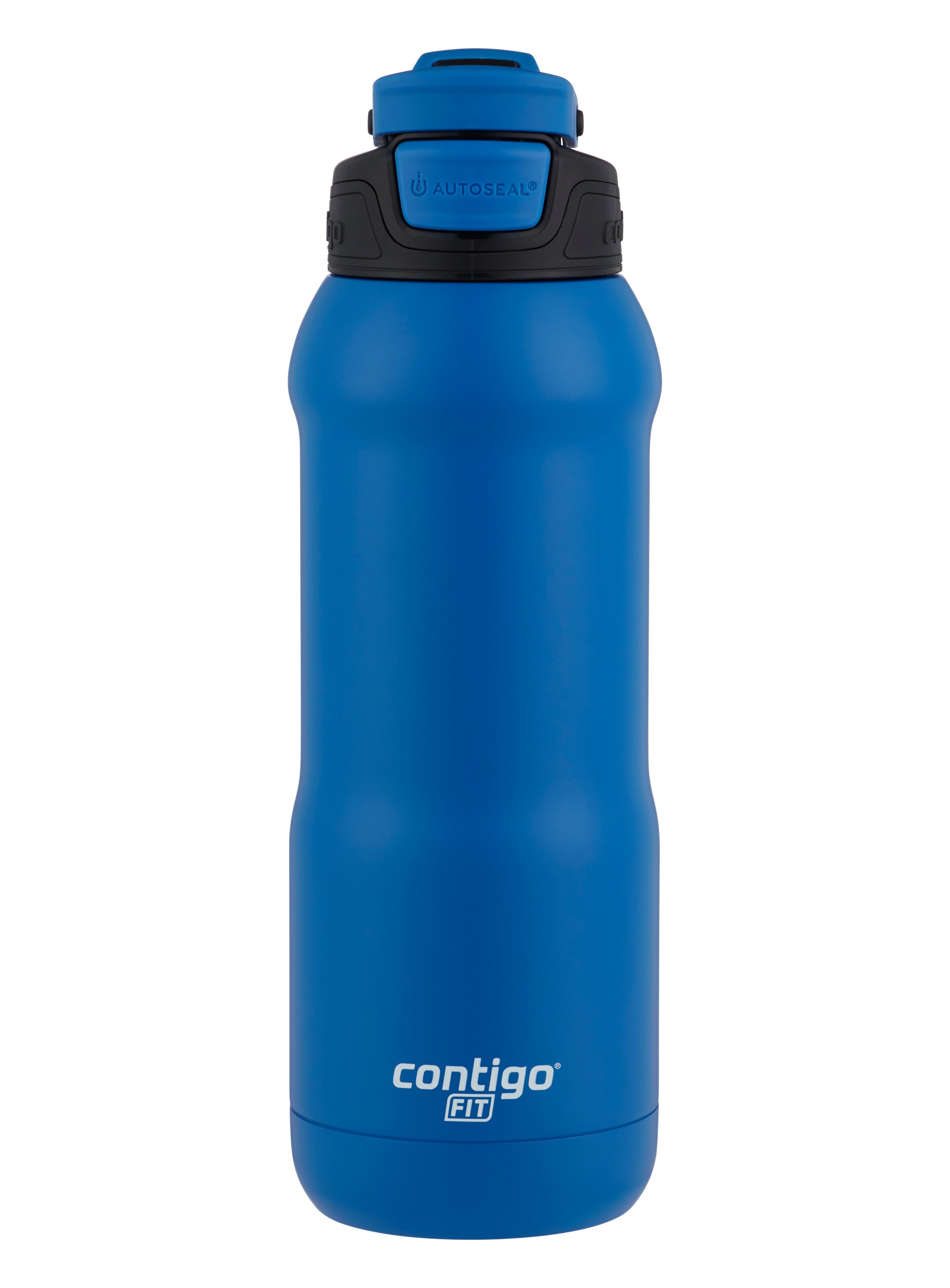 1 Liter 32oz Blue Water Bottle Sports Top & Handle
