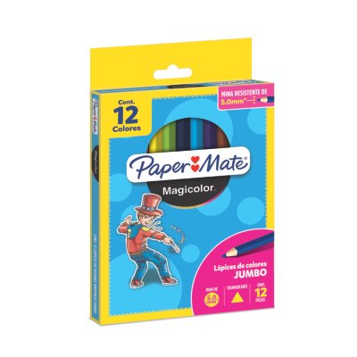 Lápices de Colores Triangulares Gruesos Paper Mate Magicolor